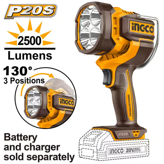 Lithium-Ion Work Lamp 2500lm 20V