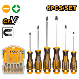 6 Piece Screwdriver Set