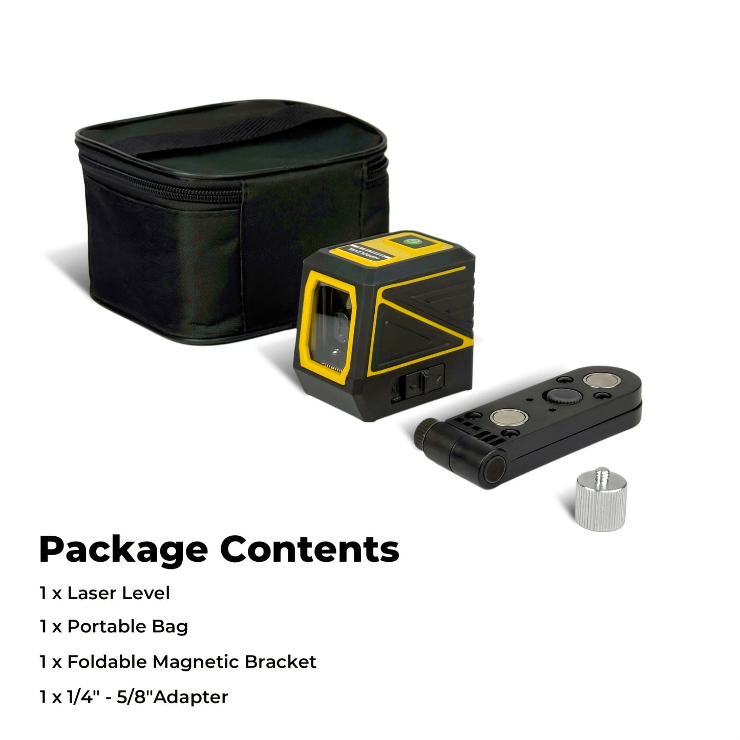 Mini Laser Level, Automatic Leveling Tool, High Precision, High Brightness Cross Line Laser Beam