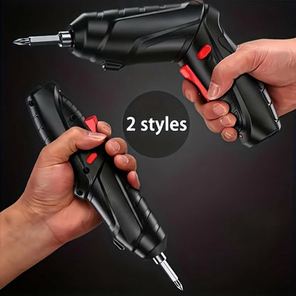 Gravix Cordless Electric Screwdriver & Drill Gun 2 in 1, Compatible with Drill Set