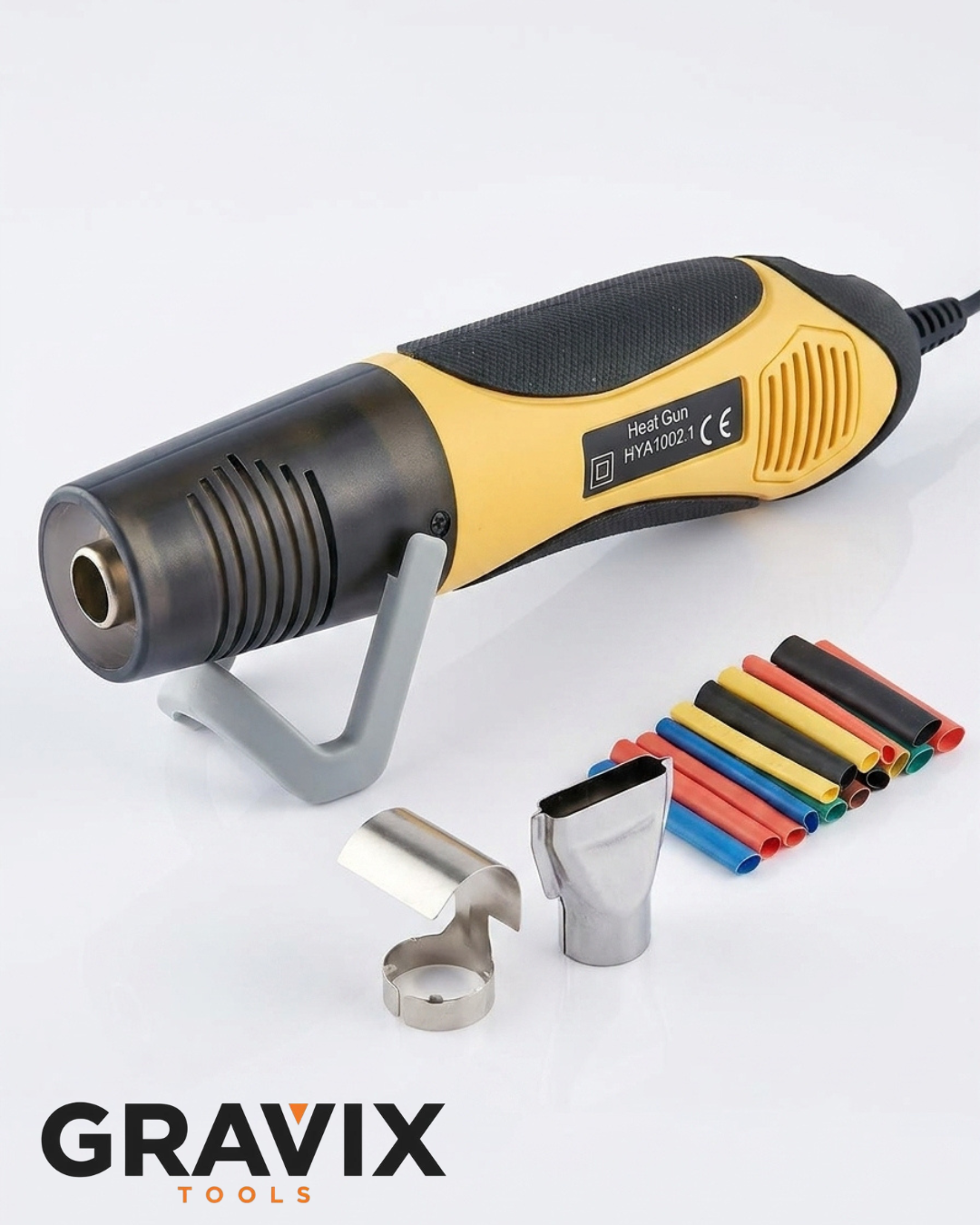 Gravix 350W Dual-Speed Temperature Adjustable Mini Hot Air Gun, 200/300°C